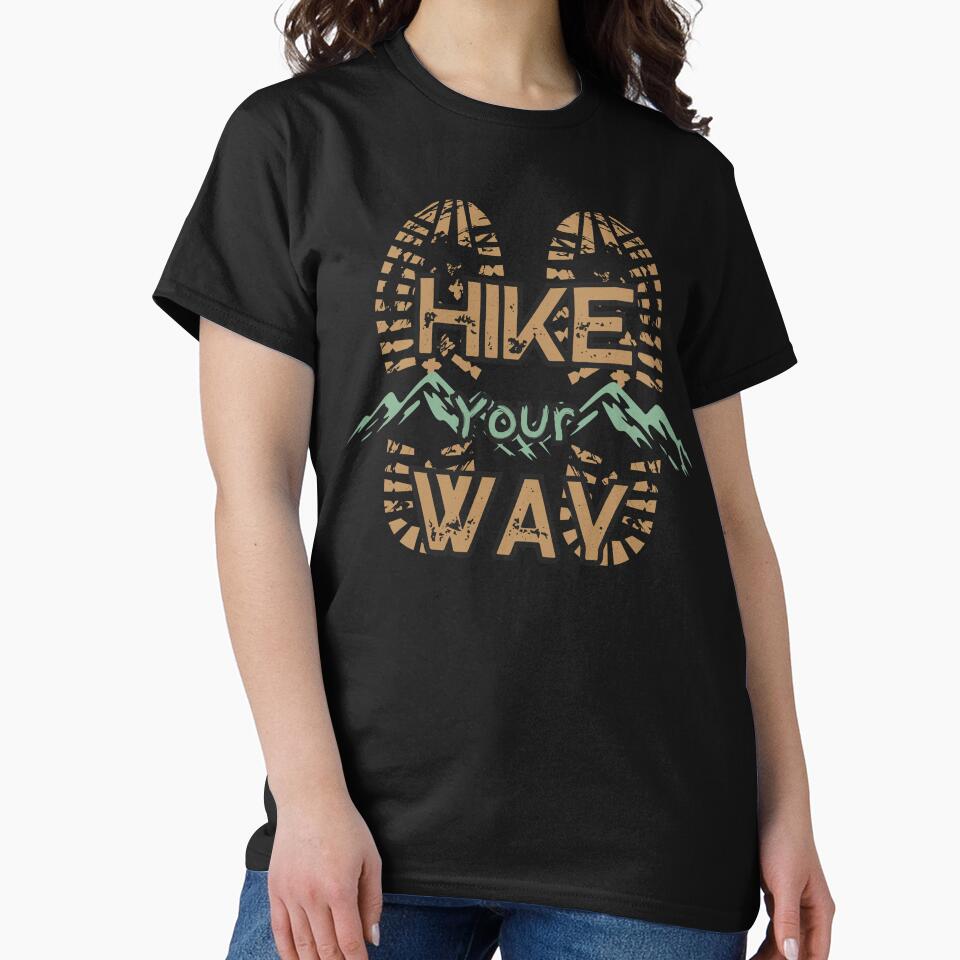 Hike Your Way - Vintage hiking and outdoor design by dude-sign