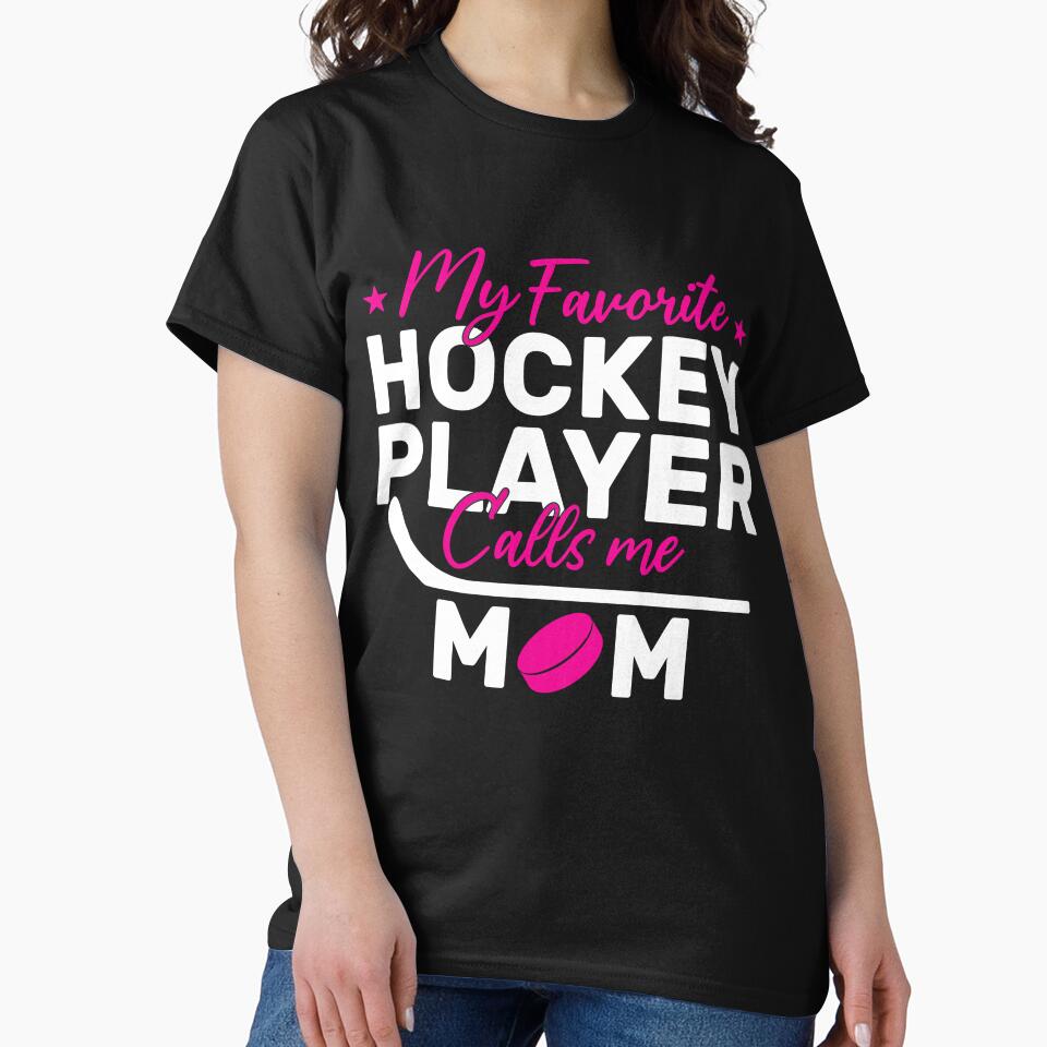 Mothers Day Hockey Mom Puck and Stick by KroghDs