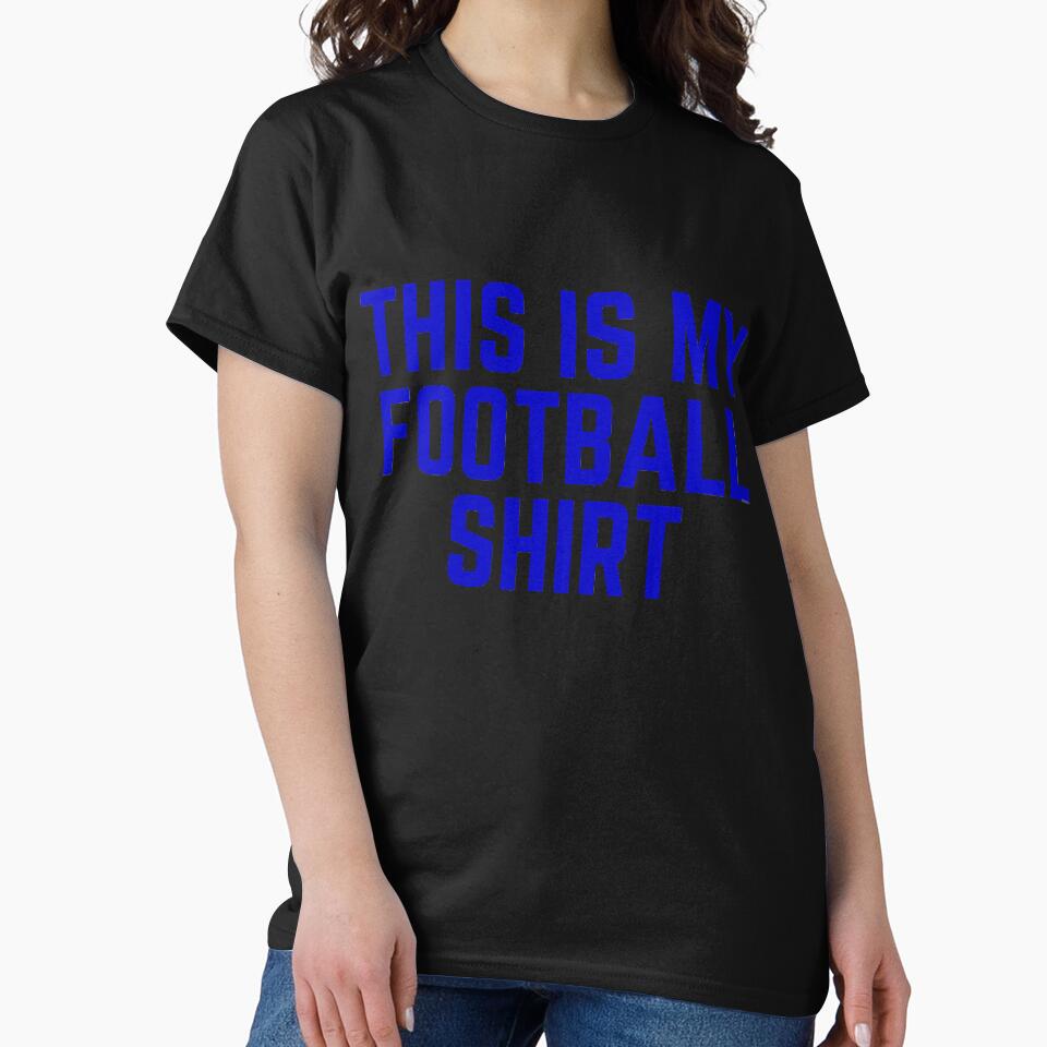 Football Team Colors Blue Game Day by atalia8932