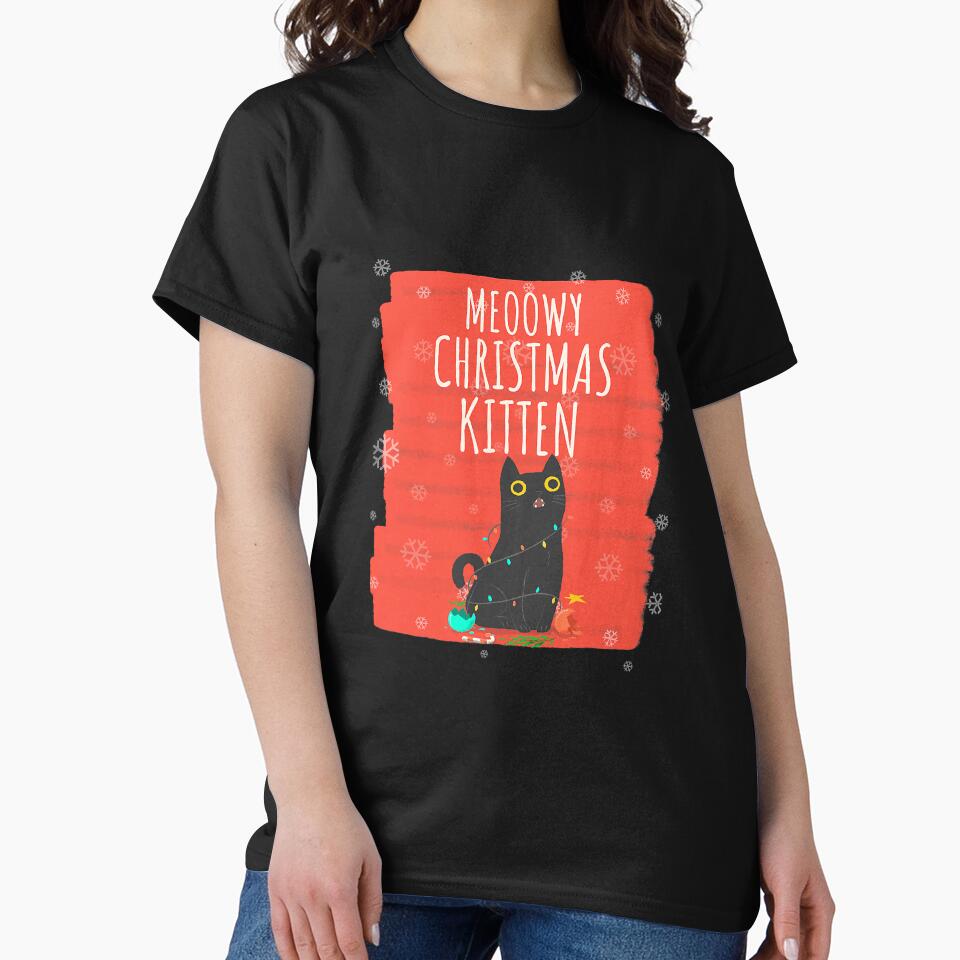 Cute Cat Meoowy Christmas Kitten by Voddaly15