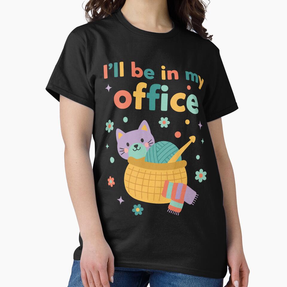 Ill Be In My Office Funny Crochet Lover Crochet by LuminOrb