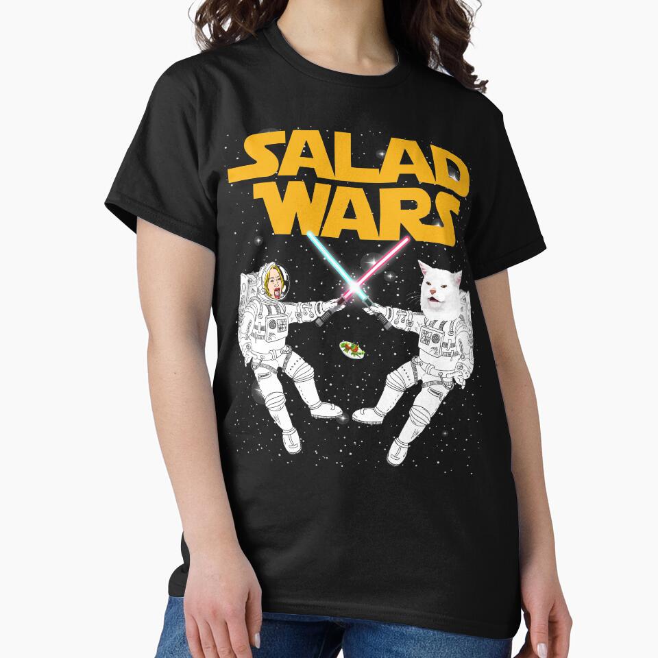 Salad Wars Woman Yelling at Confused Cat Meme by CelestialHCO