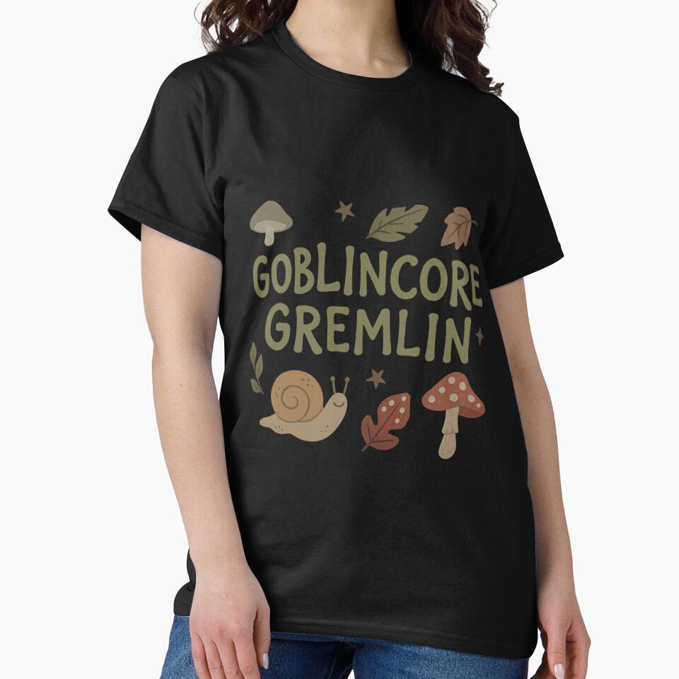 Goblincore Gremlin – Chaotic Nature Aesthetic Tee by ALITOPRINCE