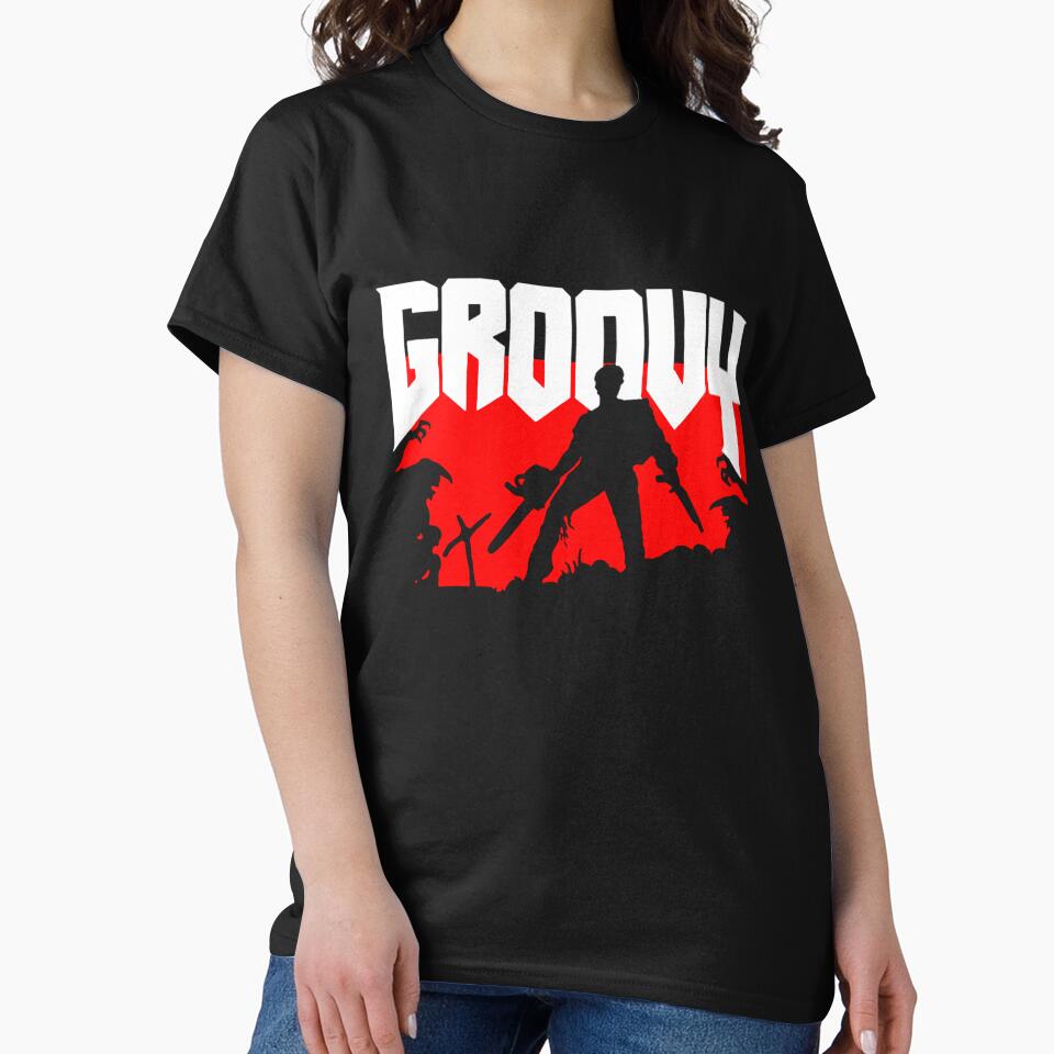 Groovy and Doomy Horror The Evil Dead by GrinReaperGoods