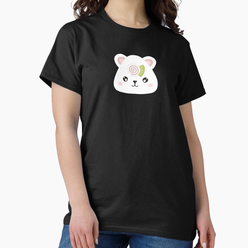 Onigiri Sushi Bear Kawaii Japanese Food by sarahsdesigns02