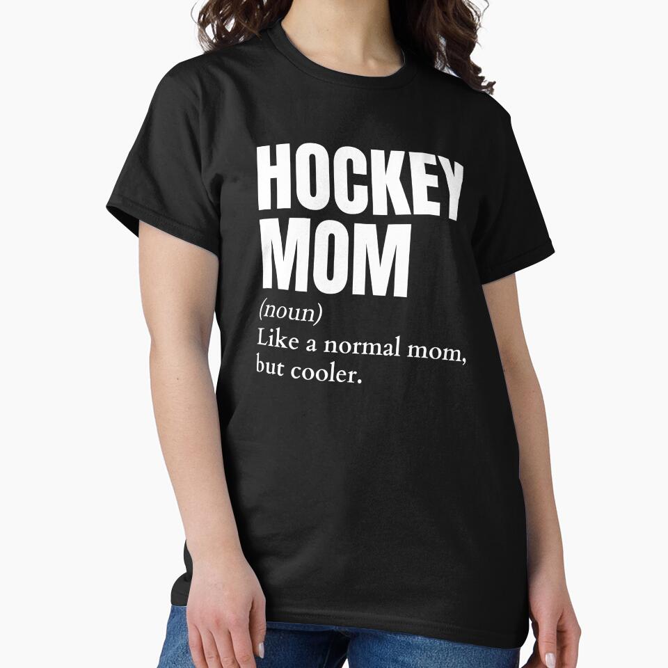 Funny Hockey Mom Definition by LaughingHorseCo