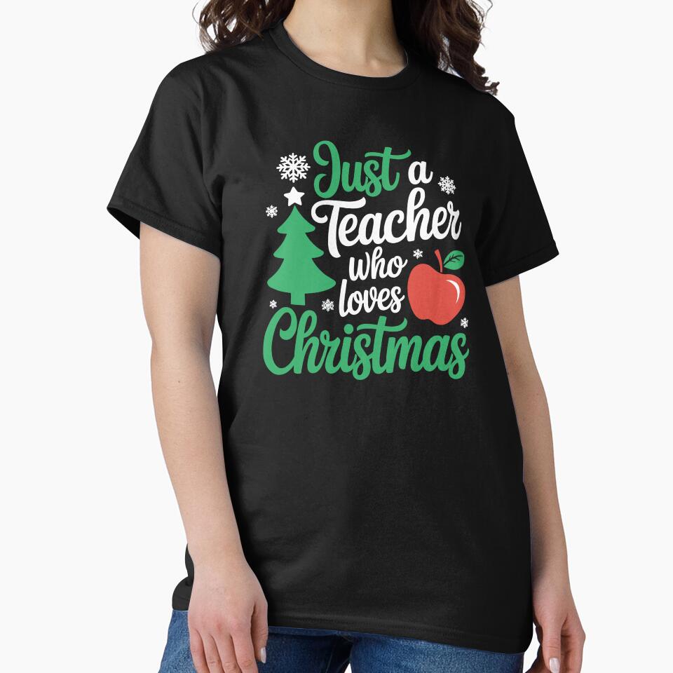Just a Teacher who loves Christmas by jkrphoto