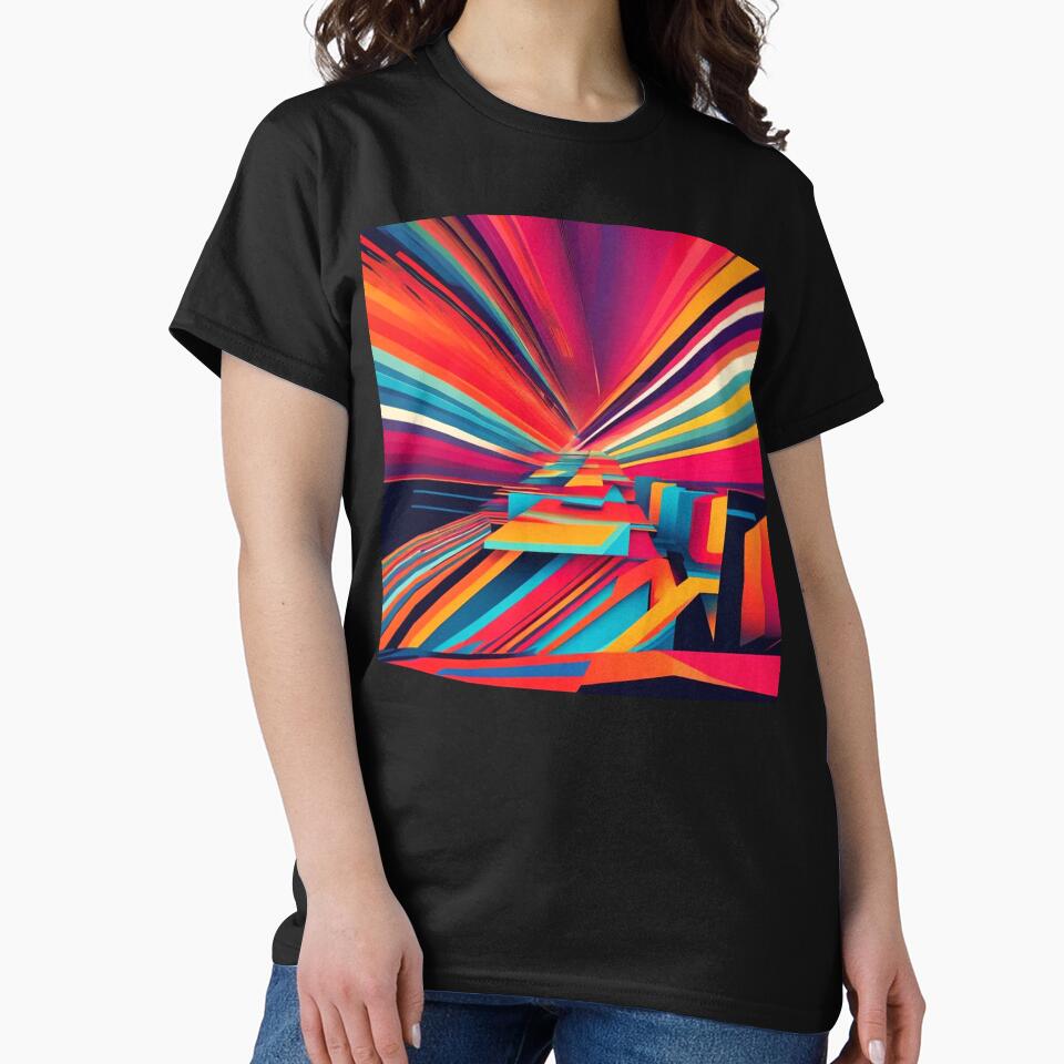 Retro 1970's Nostalgia Colorful Art Designs Abstract by DEC02