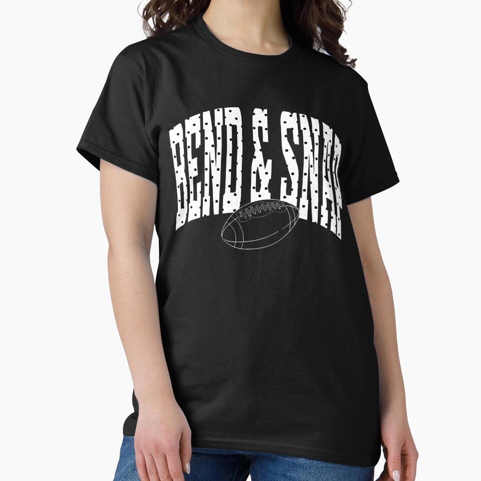 Bend And Snap Football Polka Dot Game Day Touchdown Season by TysonLangosh