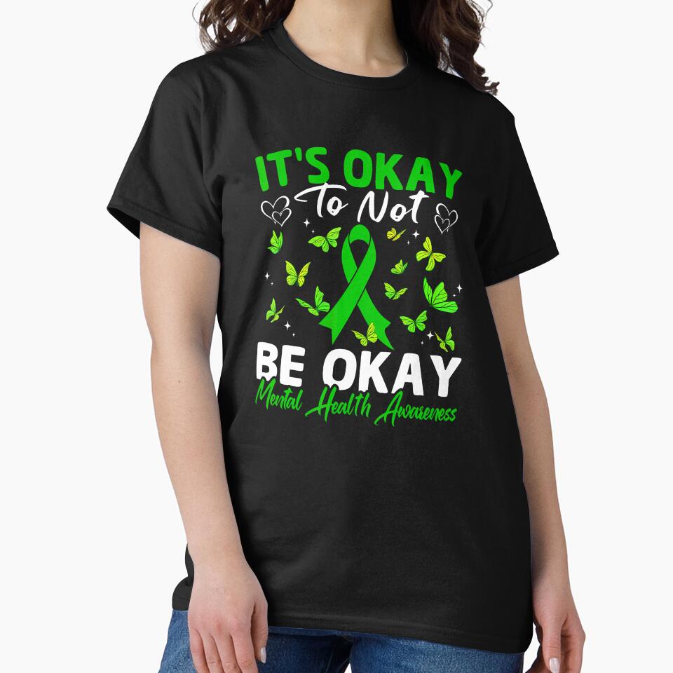 Mental Health Awareness Ribbon by Happycapyco