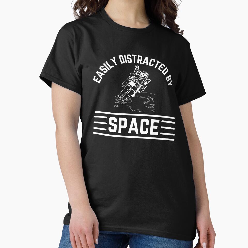 Easily Distracted By Space by CeciLop Unisex