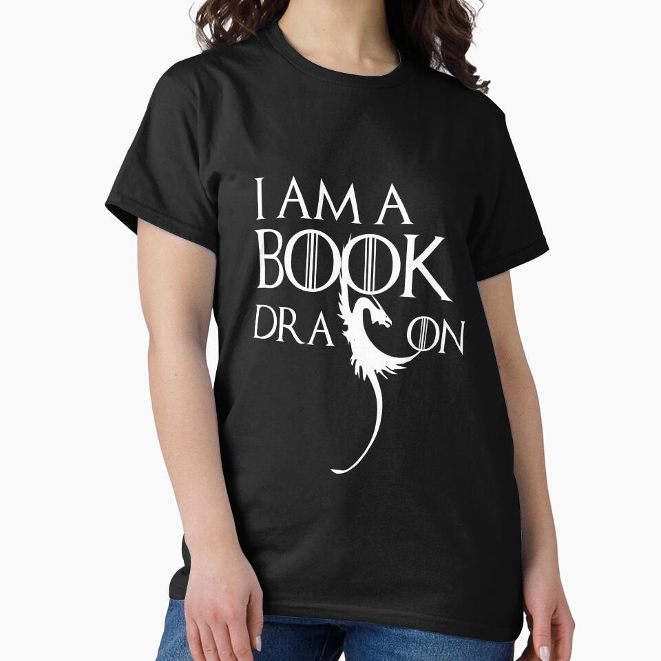 I Am A Book Dragon by UllUDesign