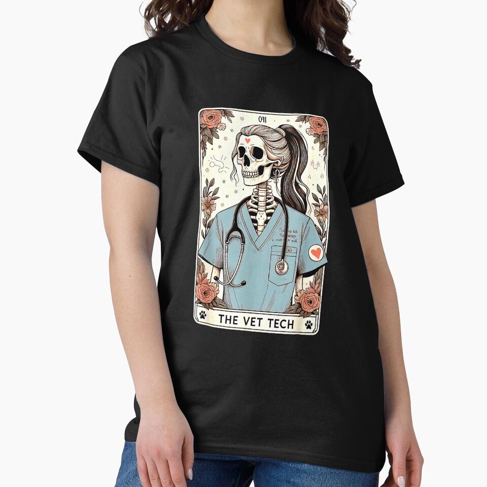 The Vet Tech Tarot Card Veterinary Medicine by MerchDeviant