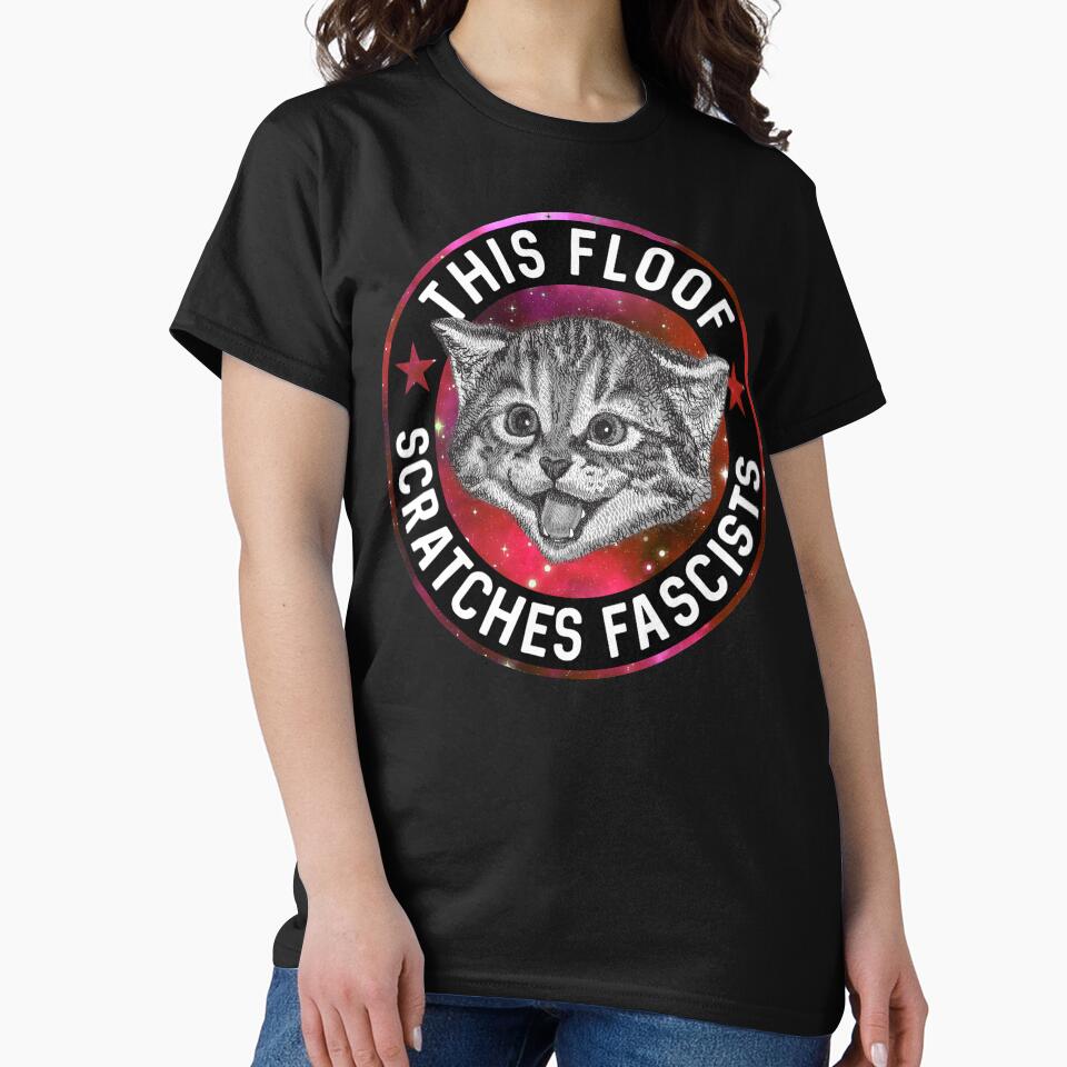 Space Antifa Kitten by Anarcha-Maenad Unisex
