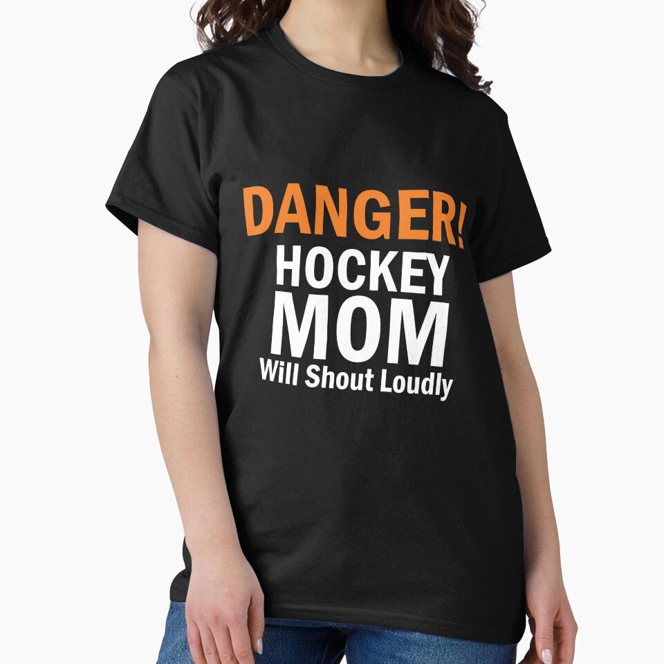 Danger Hockey Mom Will Shout Loudly by overstyle