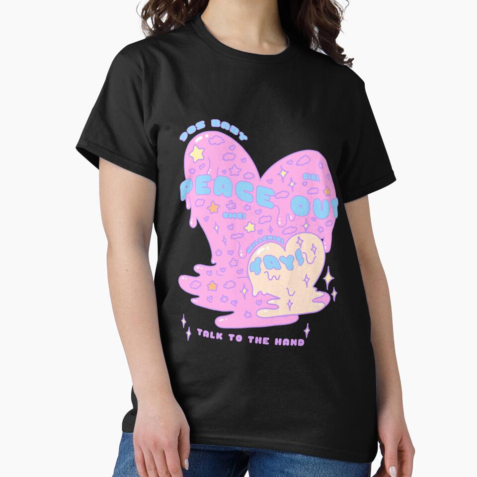 Cute Pastel Color Retro Aesthetic 90s Baby Melted Heart Quotes by Annisa Yuwanda