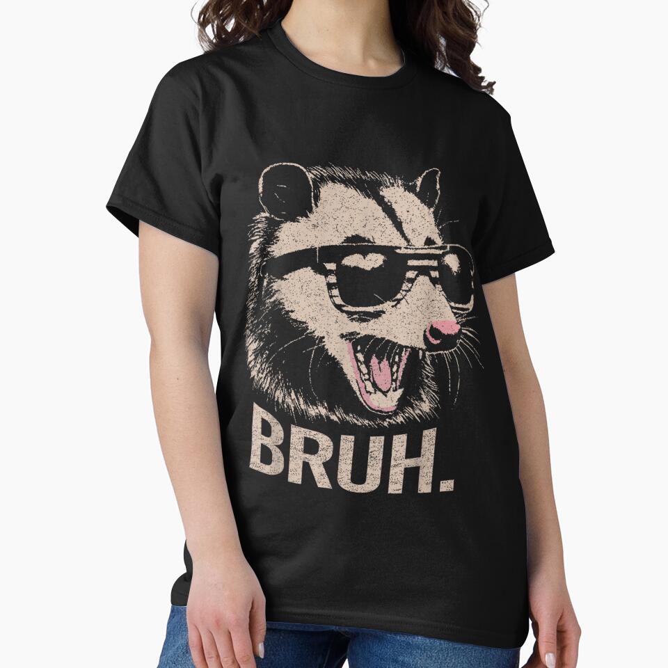 Bruh Opossum Funny Sunglasses Possum Lover Teens Slang Meme , Opossum Goft For Mom Dad Kids by Opossum GIFT ★★★★★
