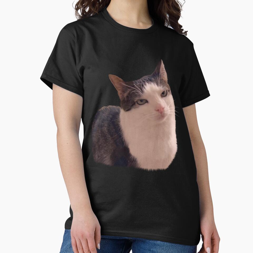 Cat rolling eyes meme, sarcastic funny cat by Prime_Store