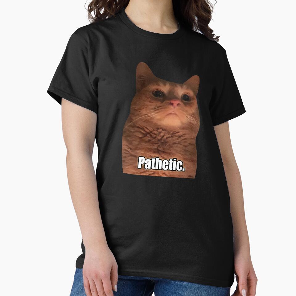 HQ Pathetic Cat Meme Cursed Face by fomodesigns