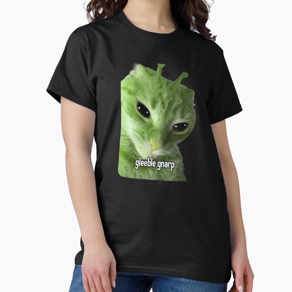 Gleeble gnarp alien cat meme by Floppa Empire