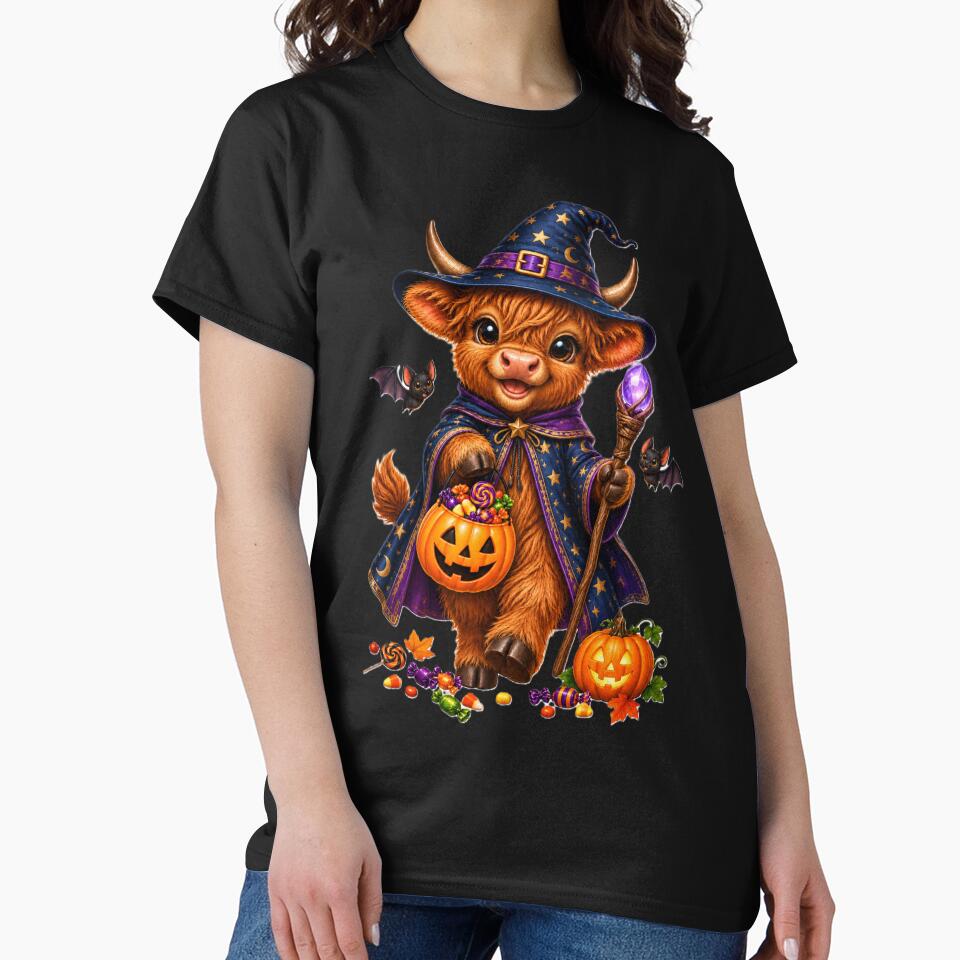Baby Highland Wizard Cow by A5ranch merch
