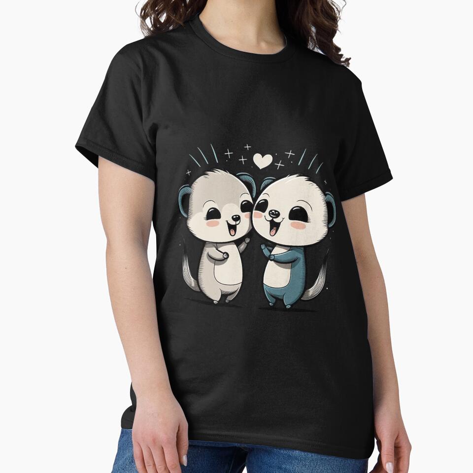 Opossum Love: Live Laugh Play - A cute opossum couple enjoying life by JOLI Design