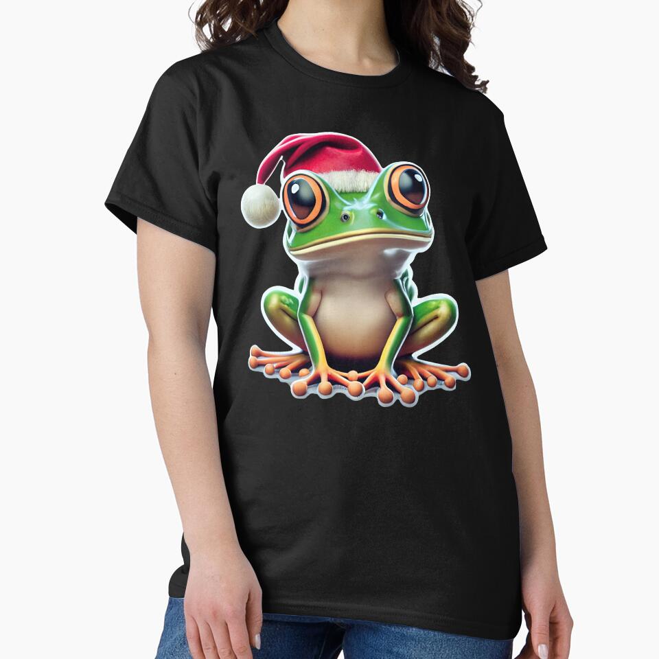 Christmas Frog by Delemore Art