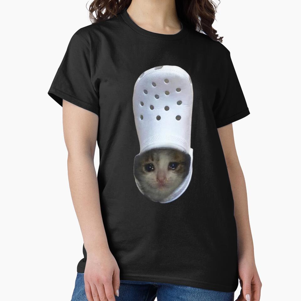 HQ Crying Cat Croc Meme by fomodesigns