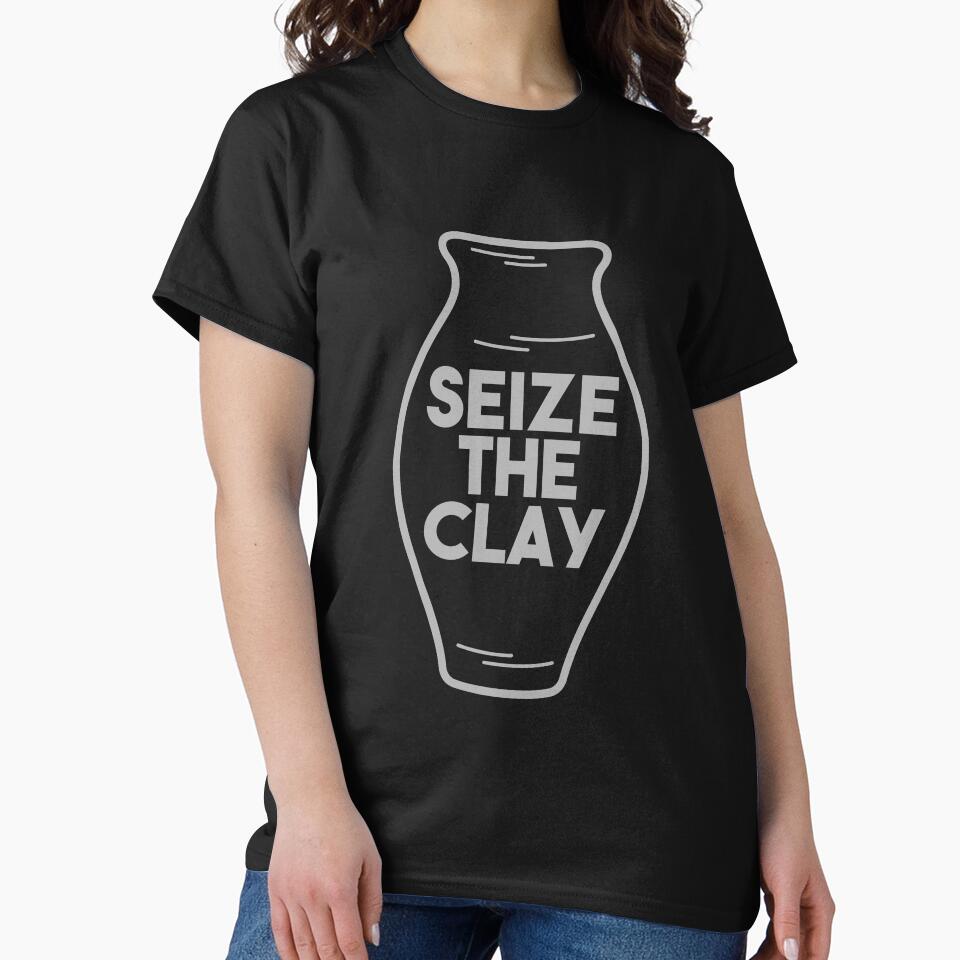Pottery " Seize The Clay " Gift by kammoe