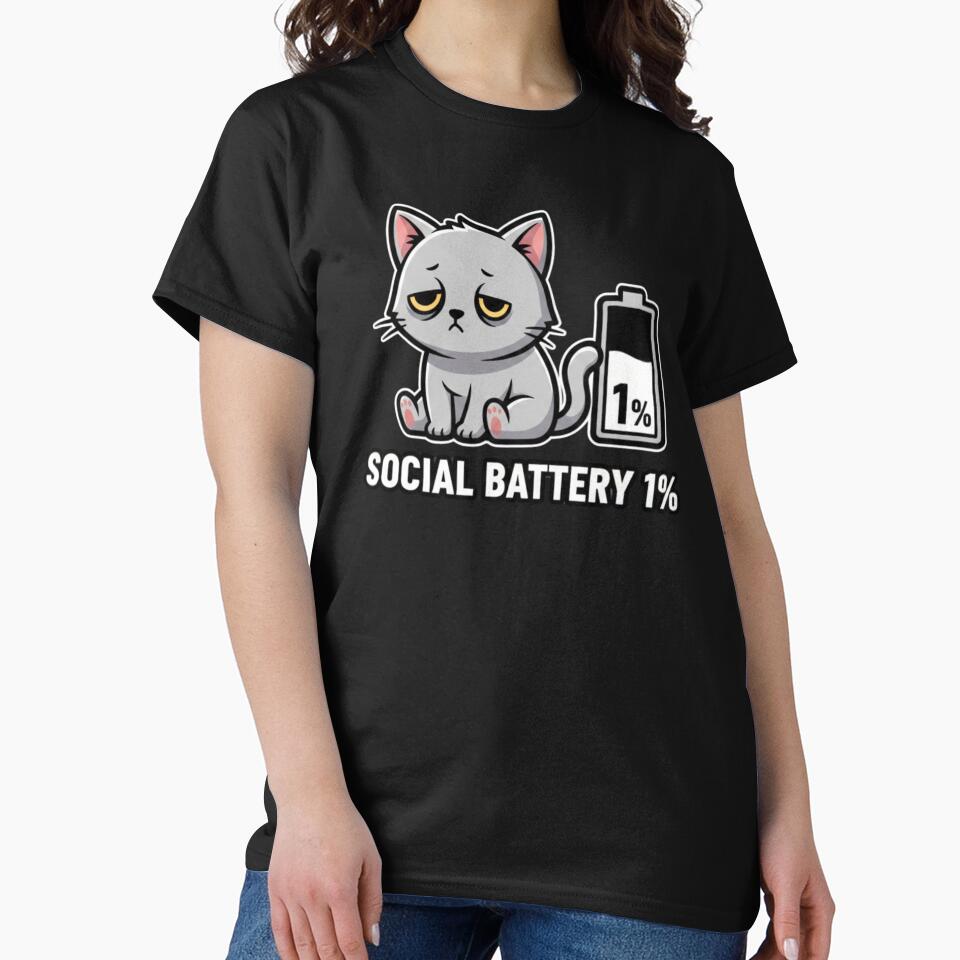 Social Battery Cat by  Existential