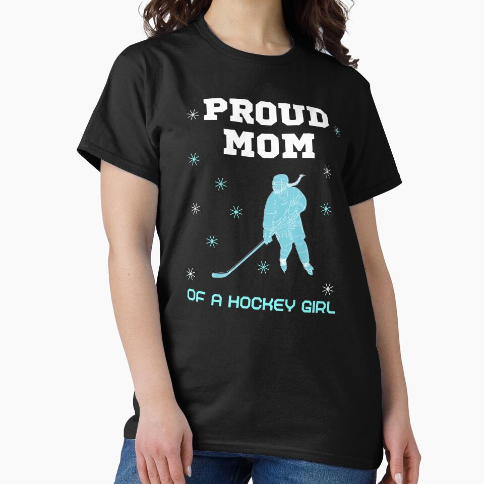 Hockey Mom, Proud Mom of a Hockey Girl by aylastyle