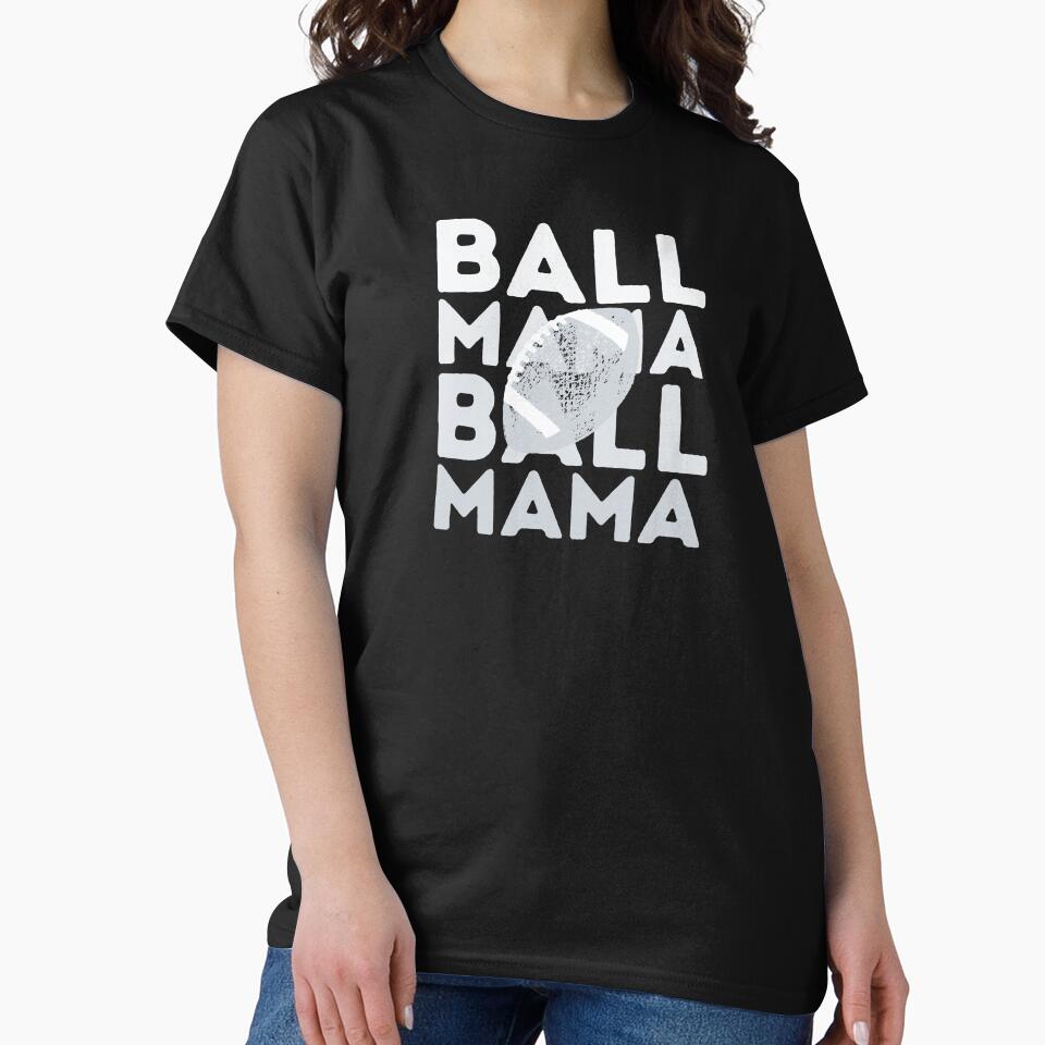 Vintage Football Mama - Retro Sports Mom Typography Graphic by CulDeSacCreate