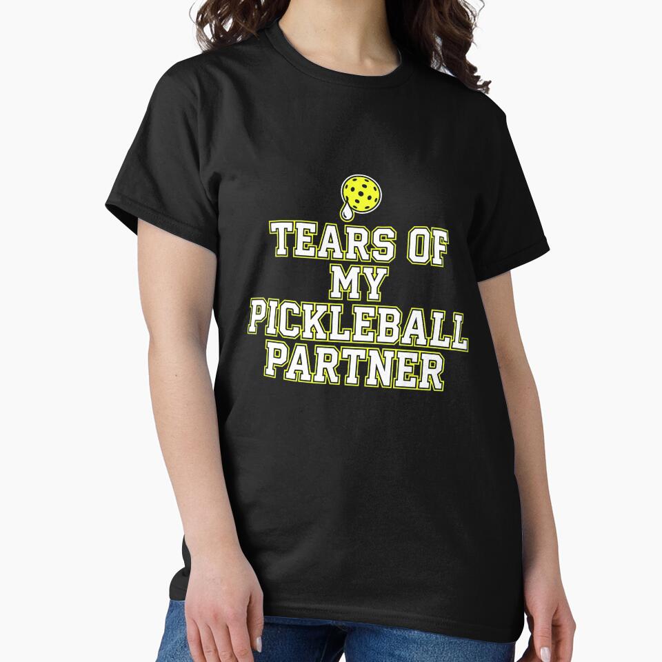 Funny Tears of My Pickleball Partner Sarcastic by Jaafeli