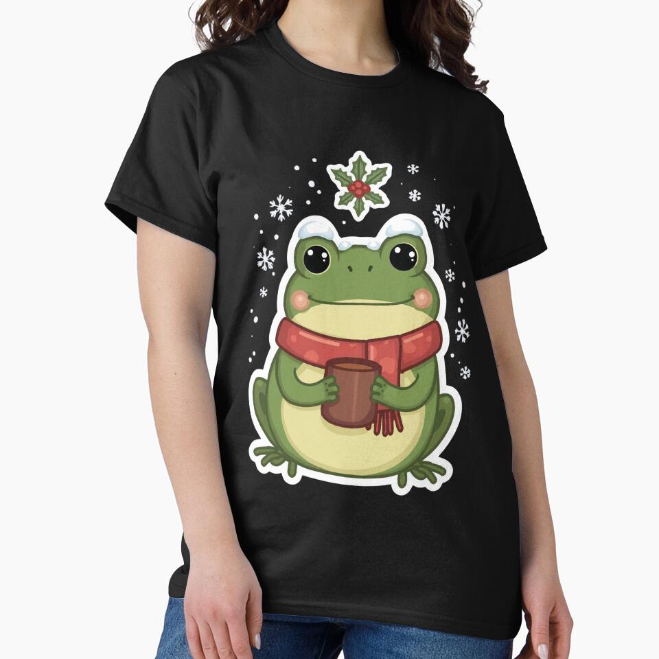 Ribbit Ribbit It’s Christmas Spirit – Cute Frog Holiday by zoocore