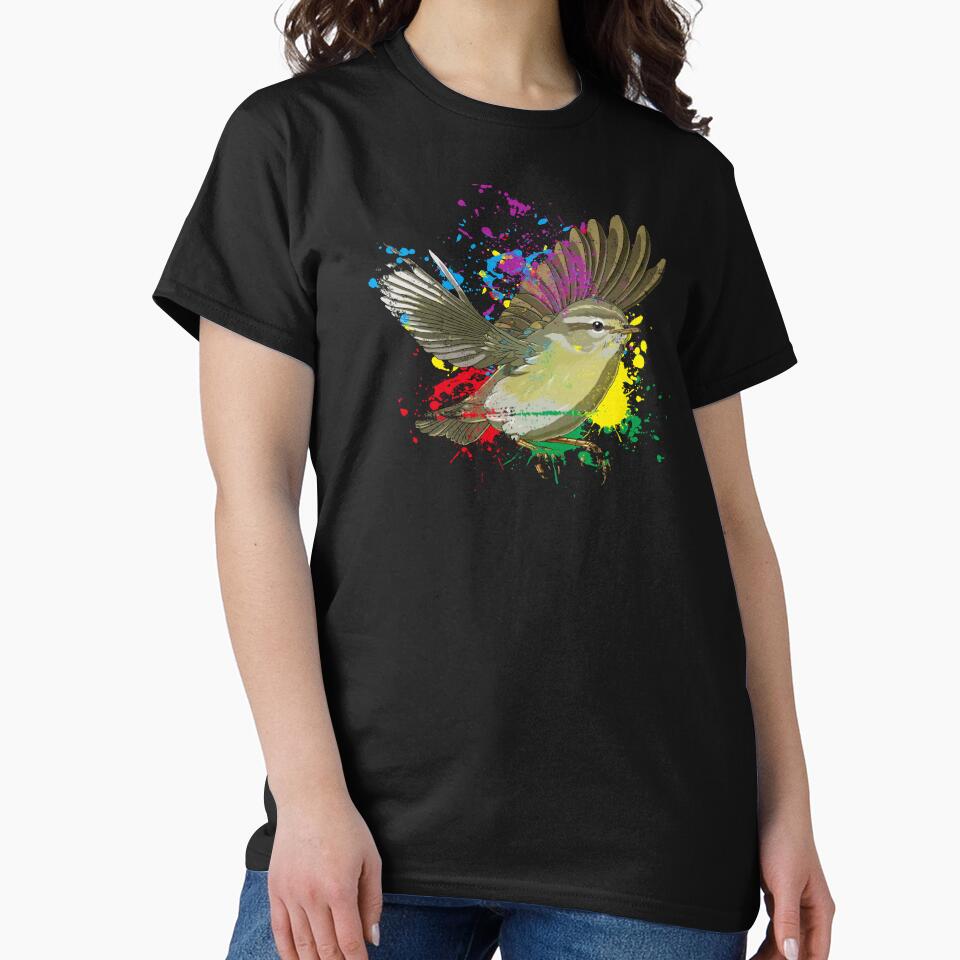 Splash Flying Bird Warbler by alwe-designs