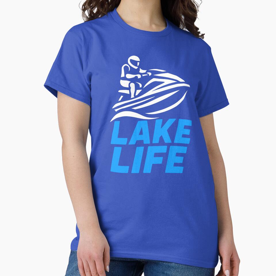 Lake Life Jet Ski Rider Water Sports Graphic by JackCurtis1991