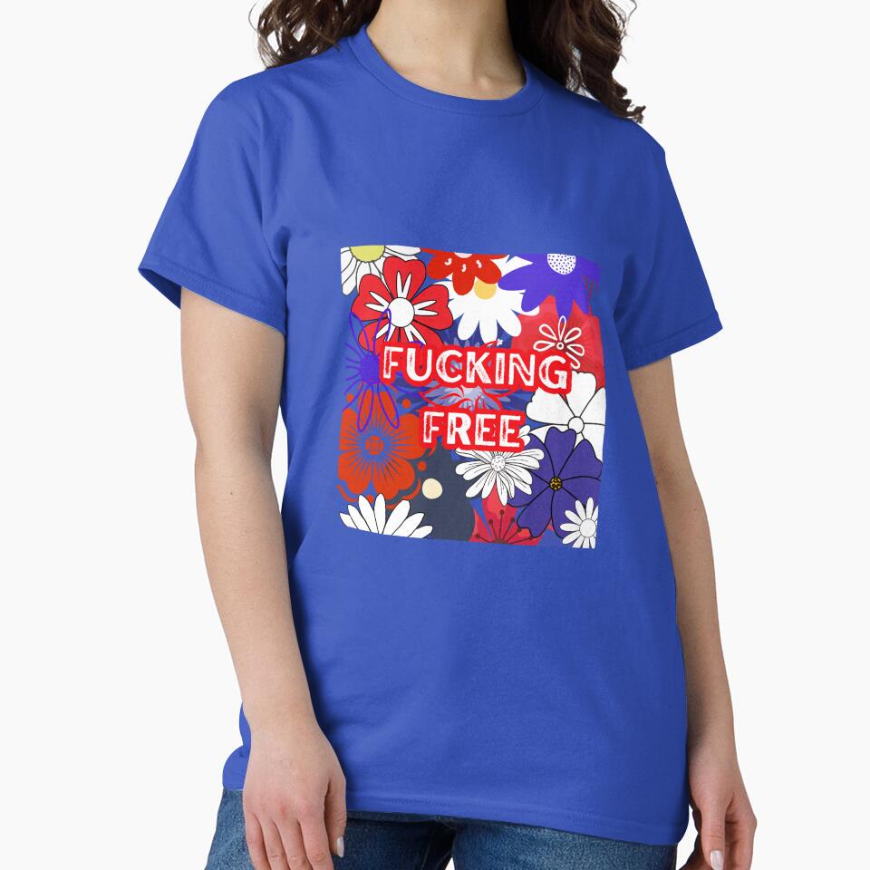 Fucking Free Red White & Blue Flower Explosion by The Misadventures of Jo