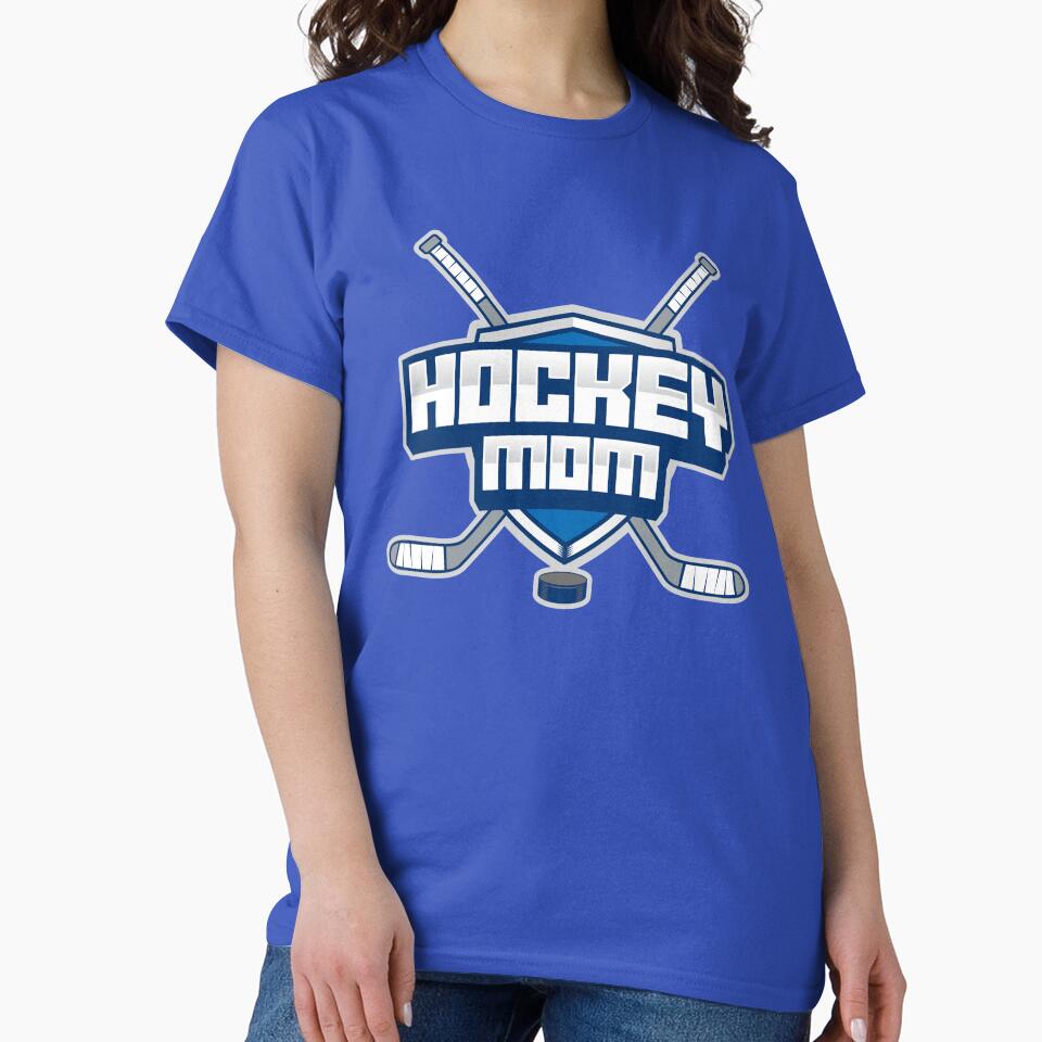 Hockey Mom (Blue & Gray) by johnnyp1975