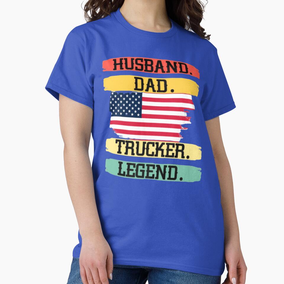 Husband Dad Trucker Legend by HomeFeeling