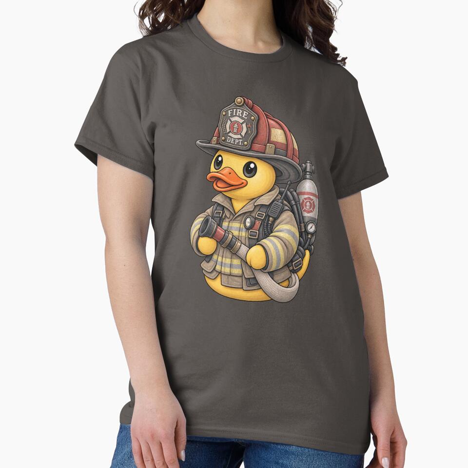Rubber Duck Firefighter – Vintage Edition by BROHLine Studio