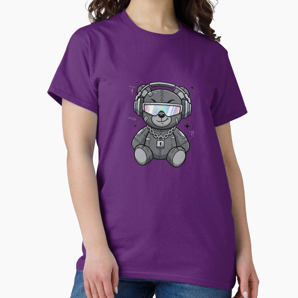 The cyber-goth teddy bear by BiaSMartins