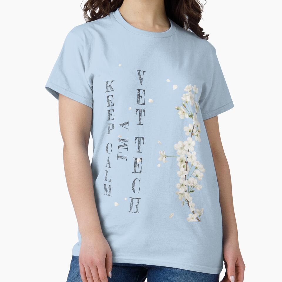Keep Calm I'm A Vet Tech - Funny Vet Tech Quote Gift Idea For Men and Womens by Mmmm3344