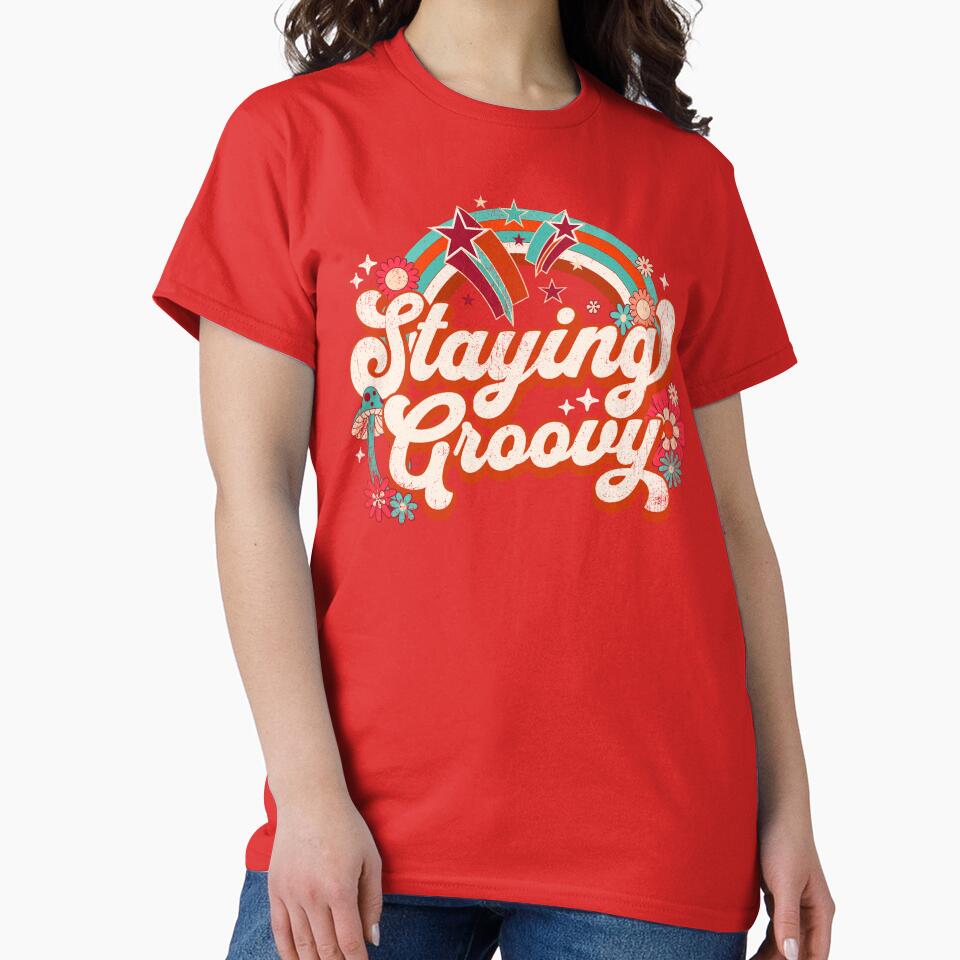 Staying Groovy 70s Disco Retro Style by DetourShirts