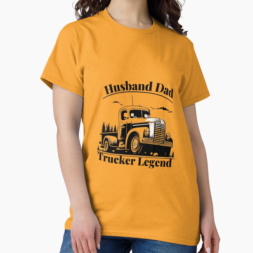 Husband Dad Trucker Legend by ImagineInk