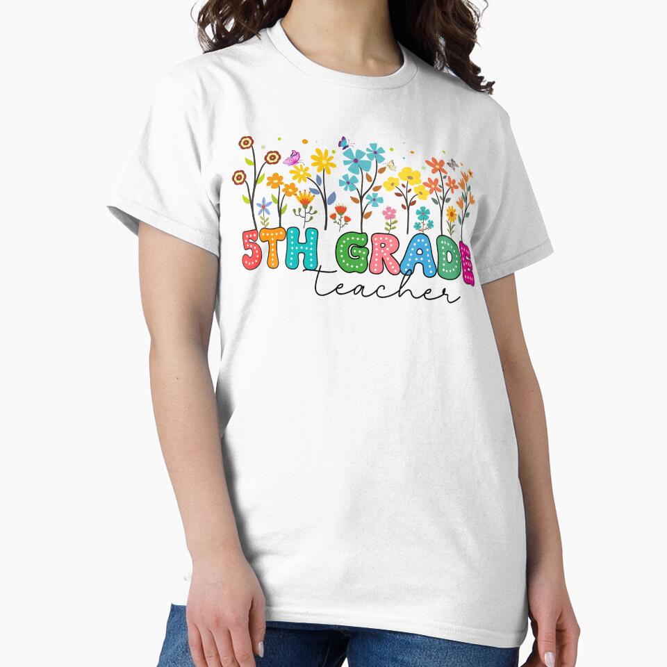 5th Grade Happy Teacher by BlissfulPrintz