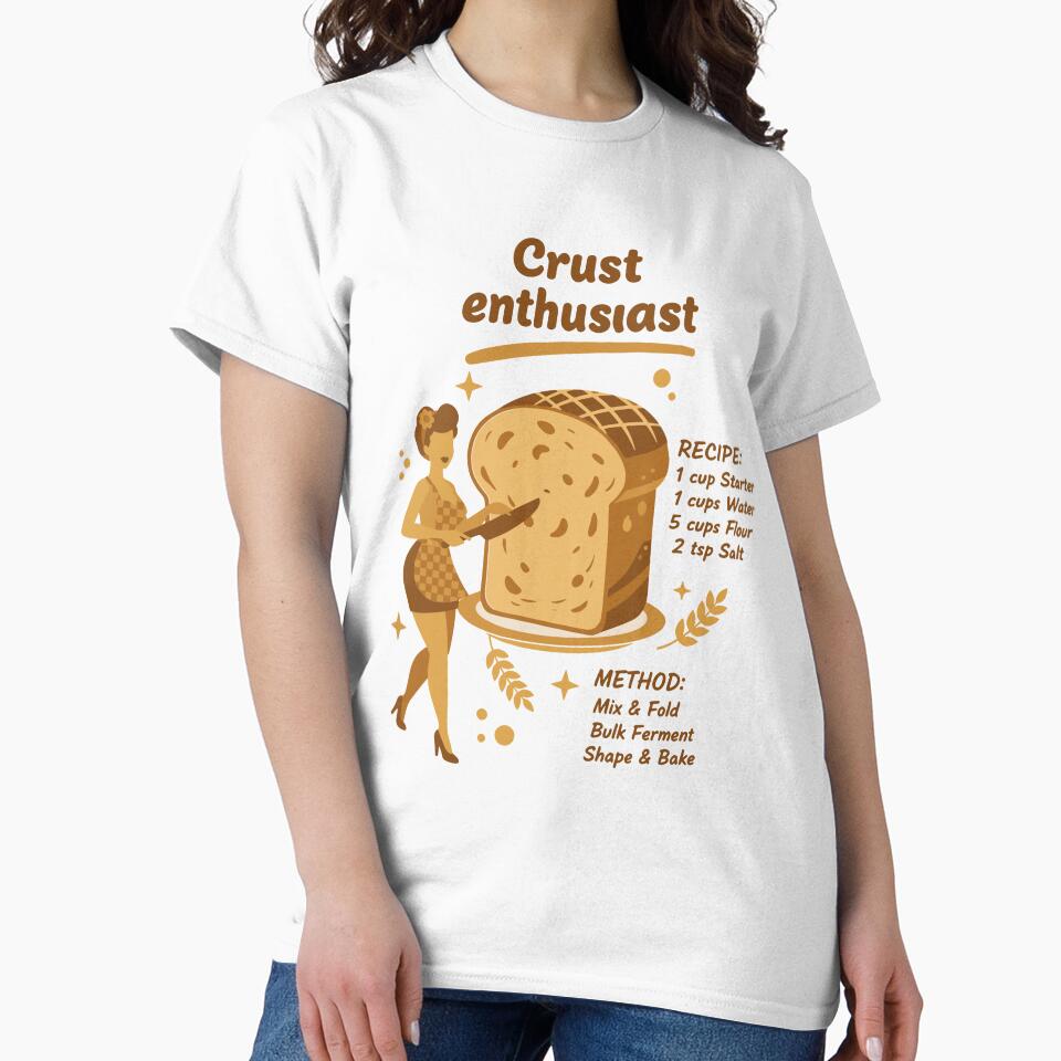 Sourdough Crust Enthusiast Bread Baking Baker by LuminOrb