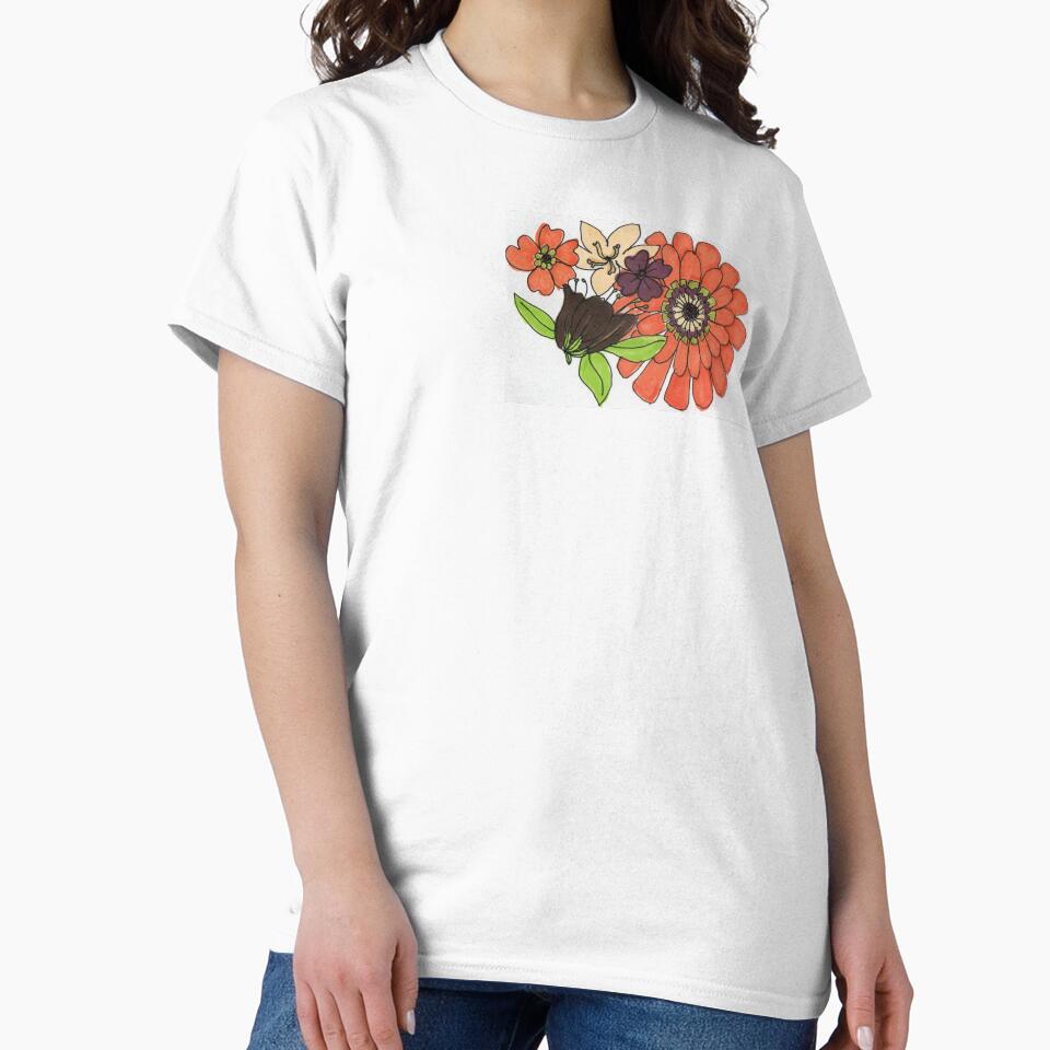 Flower power vintage flowers. by pens