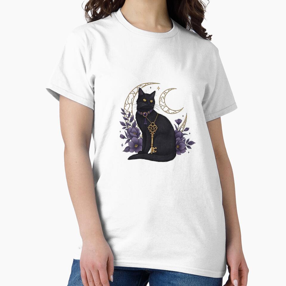 Black Cat Key Charm Gift by IllumeInk