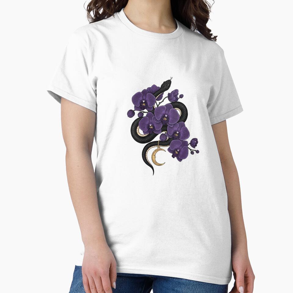 Gothic Orchid Snake Gift by IllumeInk