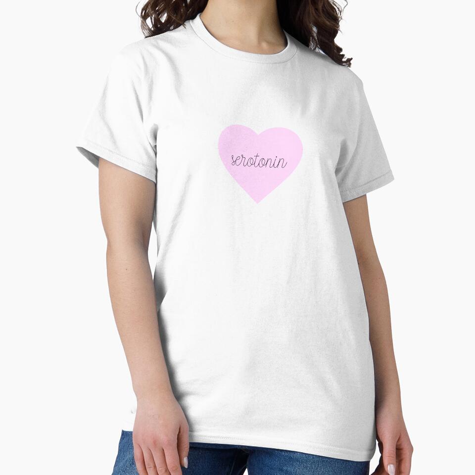 I Heart Seretonin Print (Soft Pink) by saeroun